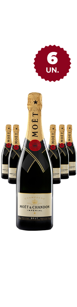 1 caixa - Champagne Moet Chandon Brut Imperial